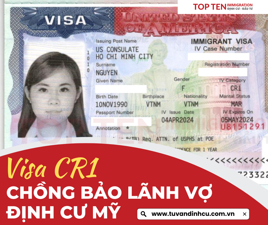 Khách hàng đã được cấp visa CR1