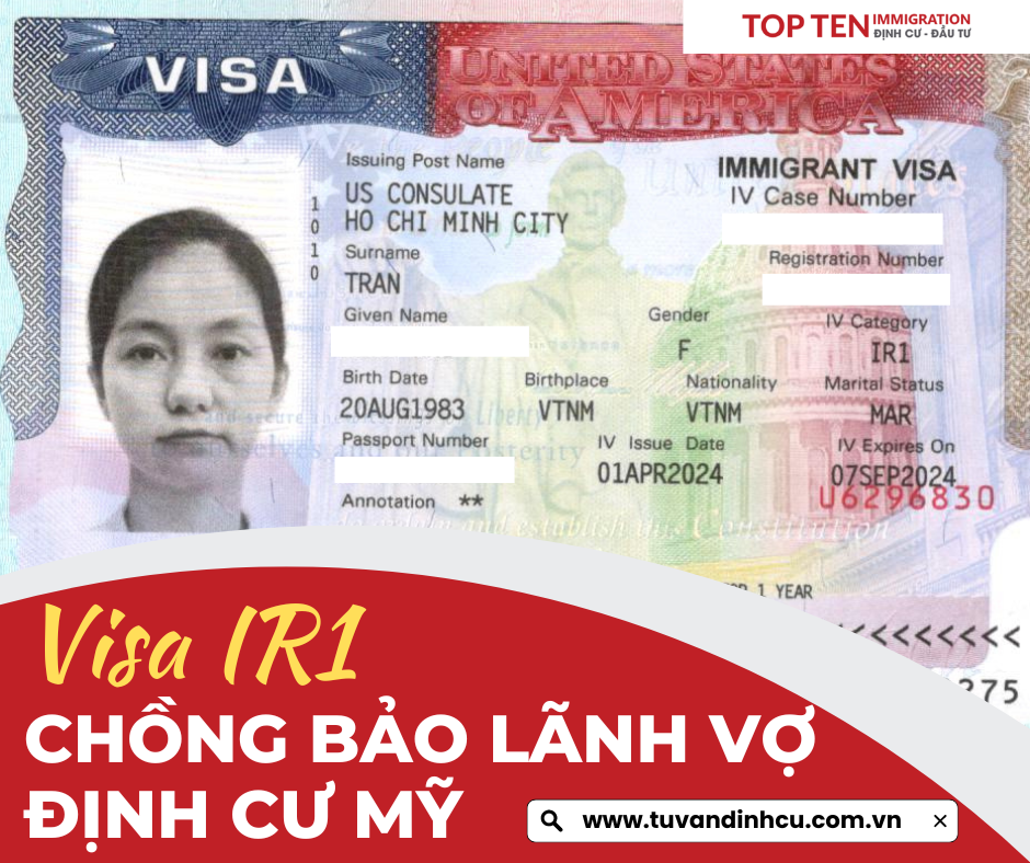 Khách hàng đậu visa IR1 - Chồng bảo lãnh vợ định cư Mỹ