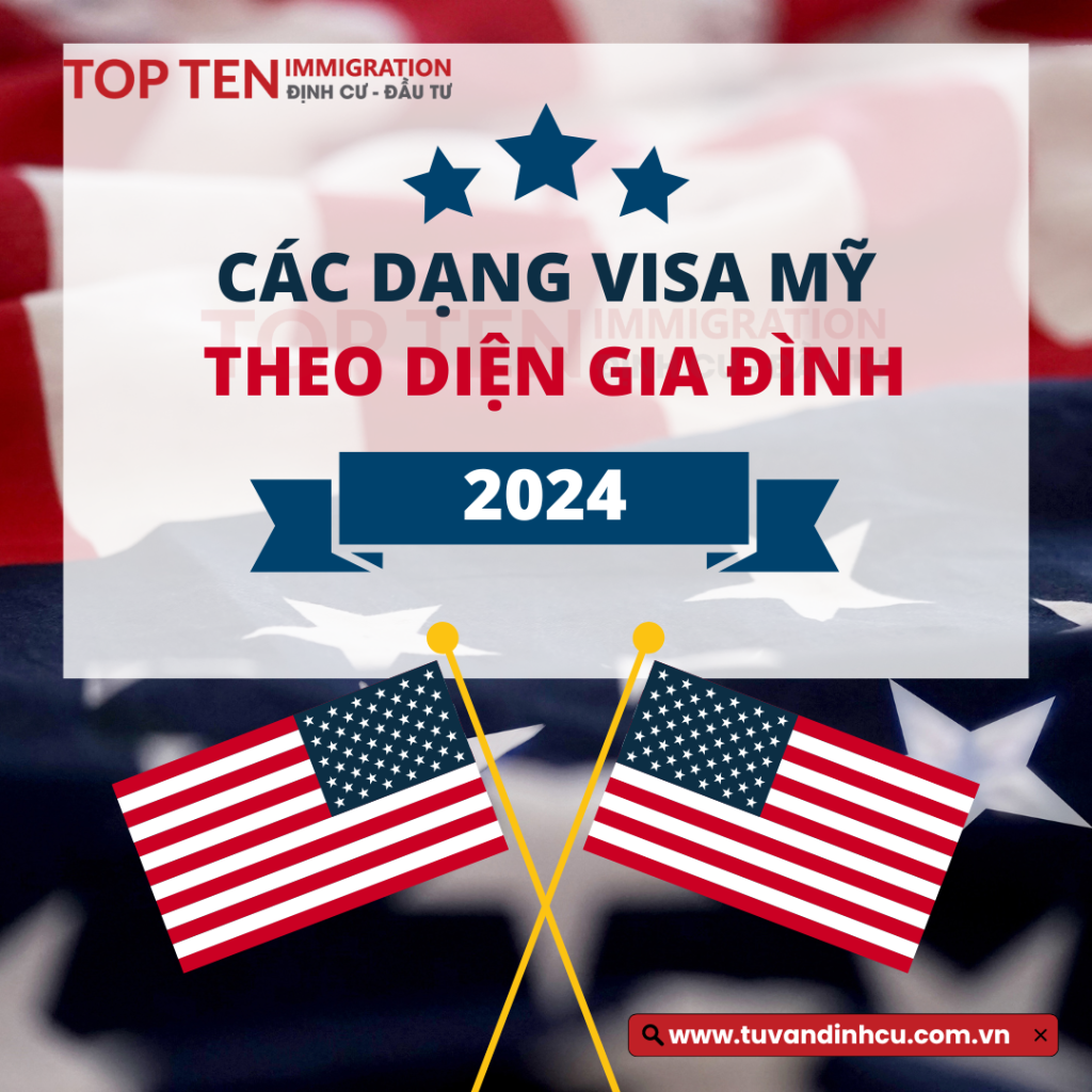 Các dạng visa Mỹ theo diện gia đình