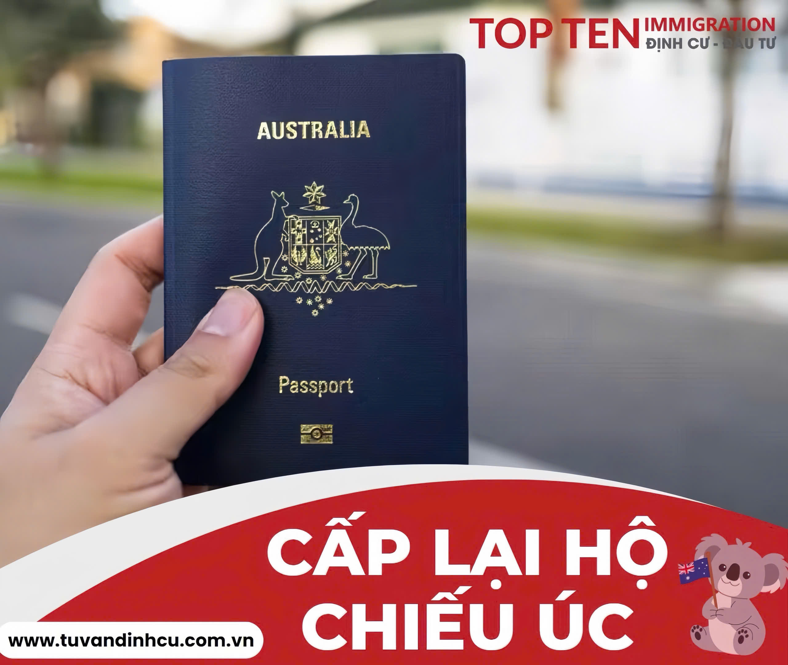 Cấp lại hộ chiếu Úc